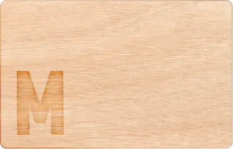 This eco-friendly approach to networking is sure to make an impression. And we plant a tree for every card sold. Available in Birch (light) and Sapele (dark) from carefully sourced  woods.